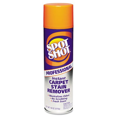 Spot Shot Pro. Instant Carpet Stain Remover, Light Scent, 18oz. Spray Can