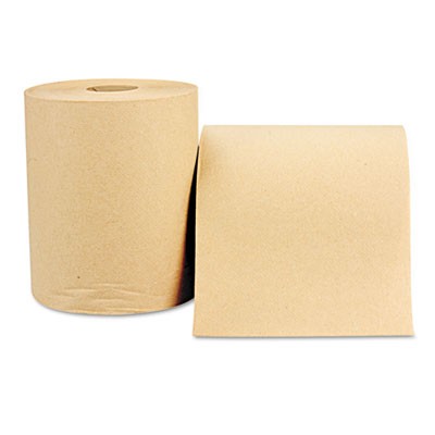 Nonperforated Paper Towel Roll, 8x600', Natural