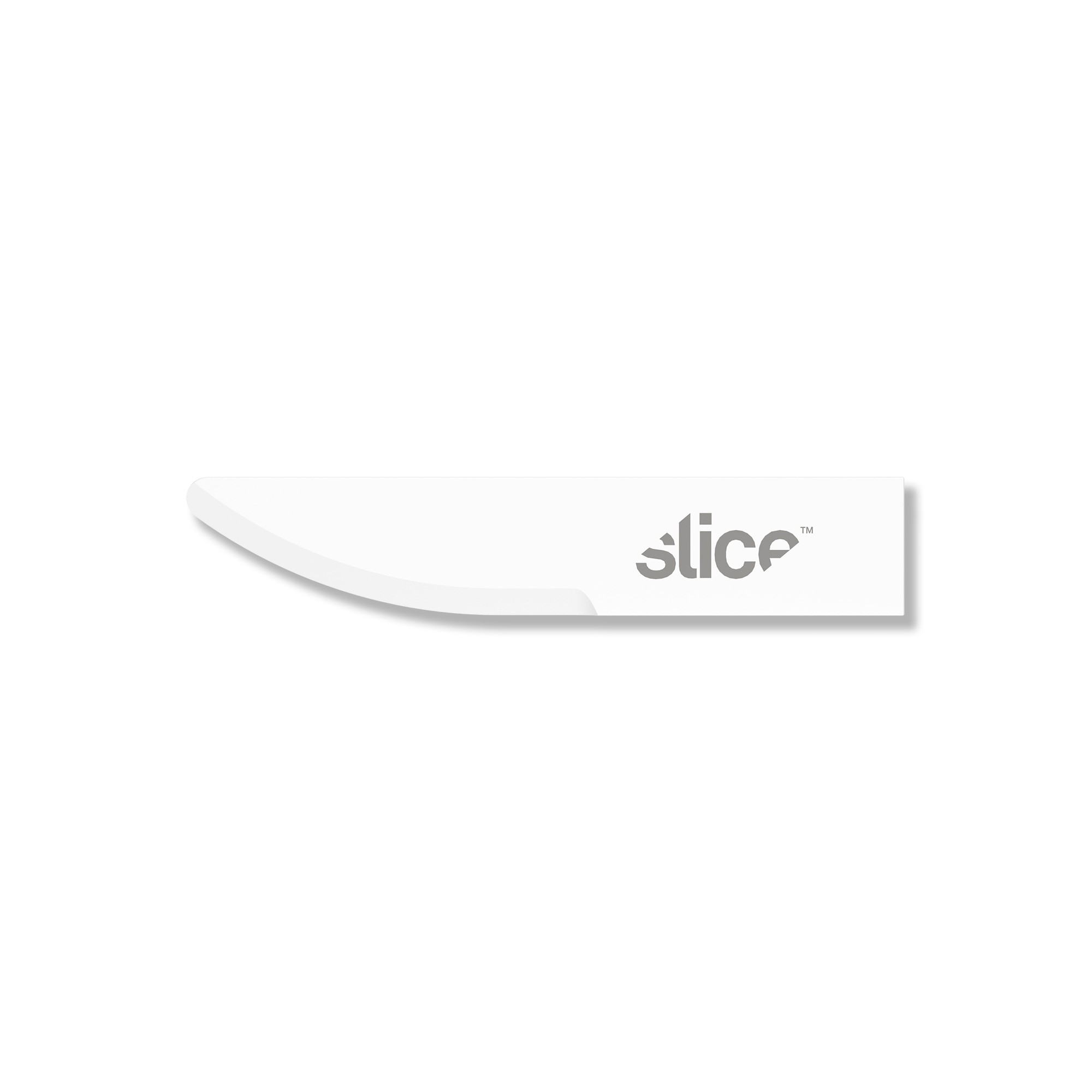 Slice Replacement Blades, Craft Blade, Ceramic, Curved Tips, White (Pack of 4)