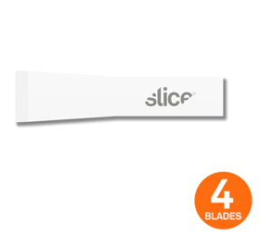 Slice Replacement Blades, Ceramic, Craft, Chisel  (Pack of 4 Blades)