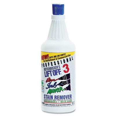 Lift Off No. 3 Pen, Ink & Marker Graffiti Remover, 32 oz. Flip-Top Bottle