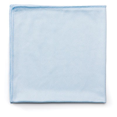 Cloth Microfiber Glass & Mirror 16x16 Blue 12/CS