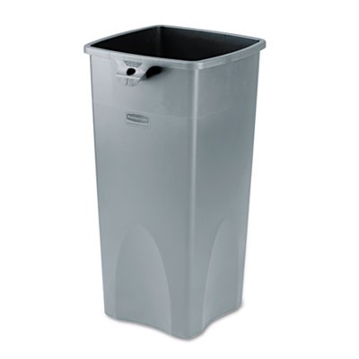 Untouchable Square Container, 23 Gallon, Gray