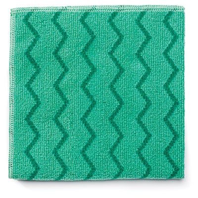 Cloth Microfiber Glass & Mirror 16x16 Green 12/CS