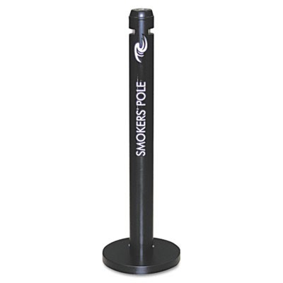 Smoker’s Pole, Round, Steel, Black