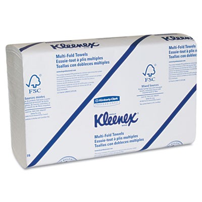 Paper Towel Multi-Fold 9.4x9.2 White Kleenex 150/PKG 16/CS