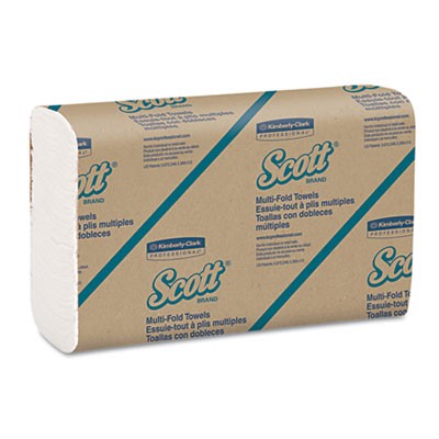 Towel 9.4x9.3 Multifold White Scott 250SHT/PKG 16/CS