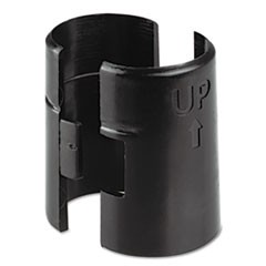 Wire Shelving Shelf Lock Clips Plastic Black 4/Pack