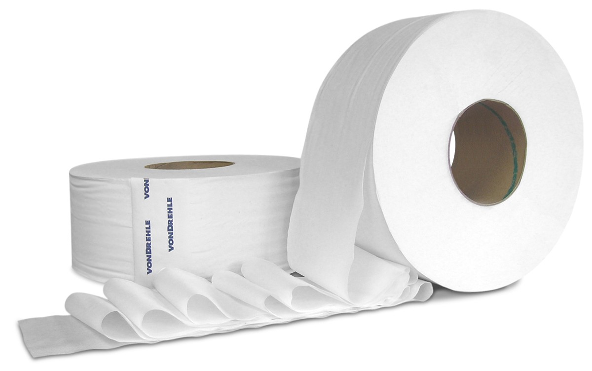 Tissue Toilet 3.3"x1000' 2Ply JRT Core 12RL/CS 48/PLT