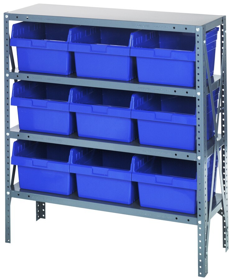 Quantum 8"" store-max shelf bin units