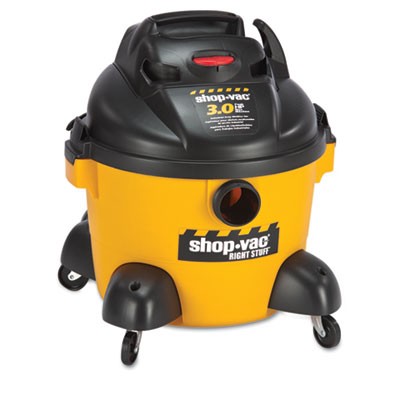 Right Stuff Wet/Dry Vacuum, 8 A, 19 lbs, Yellow/Black