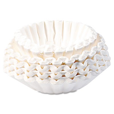 Flat Bottom Coffee Filters, Paper, 12-Cup Size