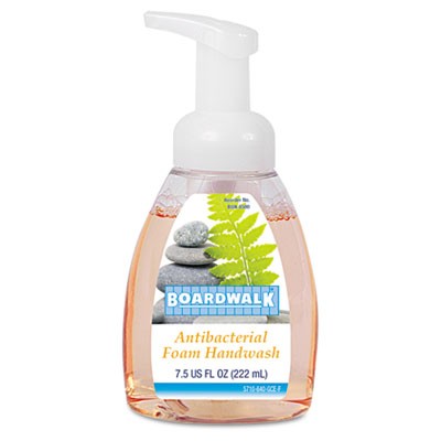 Antibacterial Foam Hand Soap, Fruity, 7.5 oz Pump Bottle