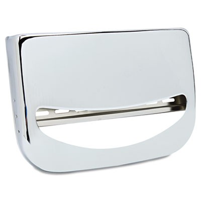 Toilet Seat Cover Dispenser, 16x3x11 1/2, Chrome