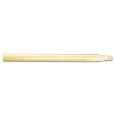 Threaded End Broom Handle, 15/16" x 60", Natural Wood