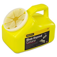 Blade Disposal Container Yellow With Handle 2 Qt.