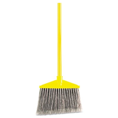 Broom Flagged Gray Tip Angle Handle 46 7/8"