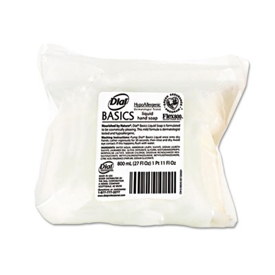 Basics Hypoallergenic Liquid Soap, White Pearl, Honeysuckle, 800ml Flex Pack
