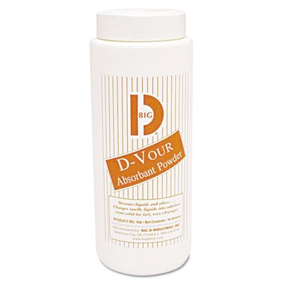 D-Vour Absorbent Powder, Canister, Lemon, 16 oz