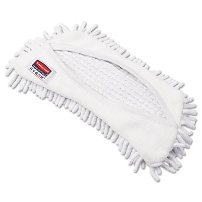 HYGEN Flexi Frame Damp Mop Covers, Microfiber, White, 8.9x5.9