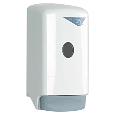 Liquid Soap Dispenser, Model 22, 800-ml, 5 1/4w X 4 1/4d X 10 1/4h, White