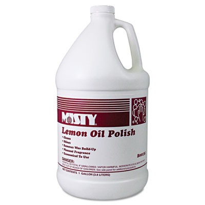 Lemon Oil Furniture Polish, Lemon Scent, 1 gal Bottle