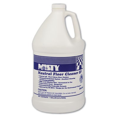 Optimax Neutral Cleaner, Lemon Scent, 1 gal. Bottle