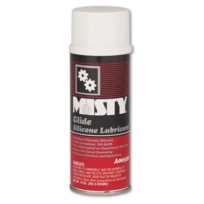 Silicon Lubricant Spray 16oz Misty Glide 12/CS