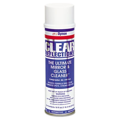 Clear Reflections® Mirror & Glass Cleaner, 20oz, Aerosol