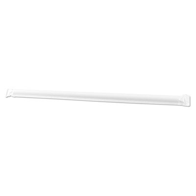 Enviroware Jumbo Straws, Wrapped, 7 3/4, Clear