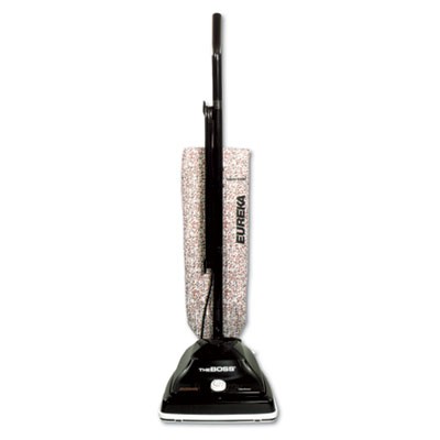 Household Upright Bag-Style Vacuum, 12 lbs, 5 amp, Black