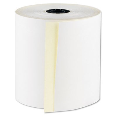 RegistRolls Two-Part Carbonless POS Rolls, 3" x 100', White