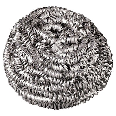 Pad Medium 1.25oz Stainless Steel Scrubbers 12/BX 6/CS