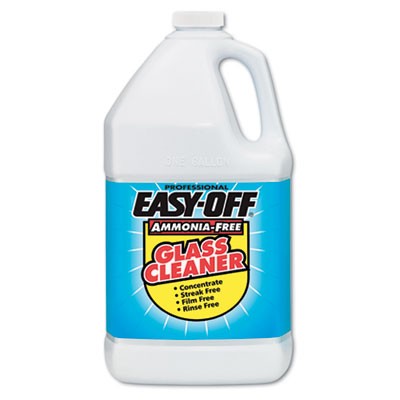 Glass Cleaner Concentrate, Lemon Scent, Liquid, 1 gal. Bottle