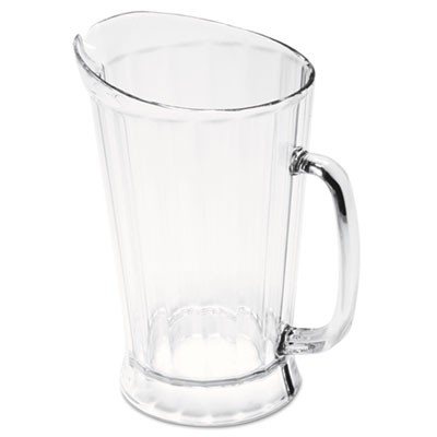 Bouncer II Plastic Pitcher, 60 oz, Clear