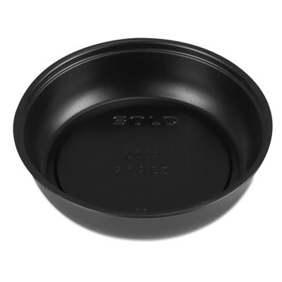 Plastic Soufflé Portion Cups, 3 1/2 oz., Black, 250/Bag