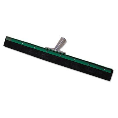 Aquadozer Heavy Duty Floor Squeegee, 24 Inch Blade, Green/Black Rubber, Str