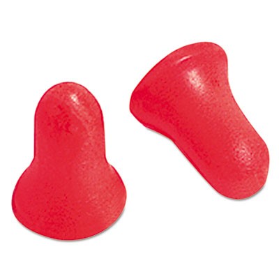 MAX-1 Single-Use Earplugs, Cordless, 33NRR, Coral