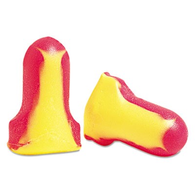 LL-1 Laser Lite Single-Use Earplugs, Cordless, 32NRR, Magenta/Yellow