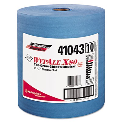 Towel 12.5x13.4 WypAll X80 Jumbo Roll Blue 475Sheets/RL