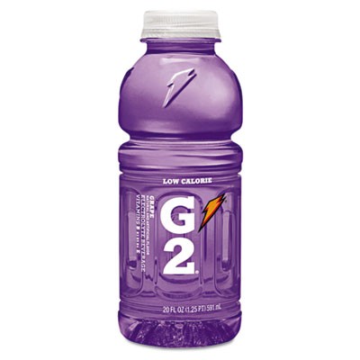 G2 Perform 02 Low-Calorie Thirst Quencher, Grape, 20oz Bottle