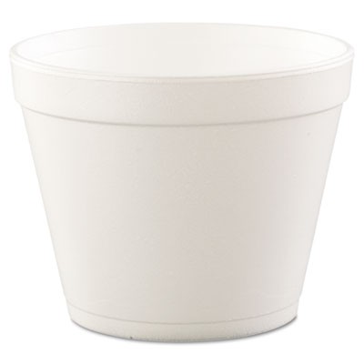 Insulated Foam Food Container, White, 24 oz, 25/Bag