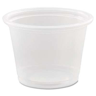 Conex Polypropylene Portion Container, Clear, 1 oz, 125/Bag