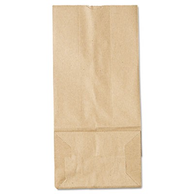 5# Paper Bag, 35-lb Base, Brown Kraft, 5-1/4x3-7/16x10-15/16, 500-Bundle