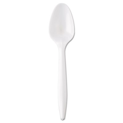 Wrapped Cutlery, 6 1/4", Teaspoon, White