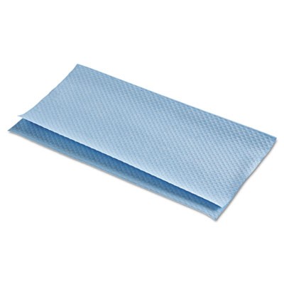 Singlefold Paper Towels, Windshield, 9x9 1/2, Blue Kraft, 300/Pack