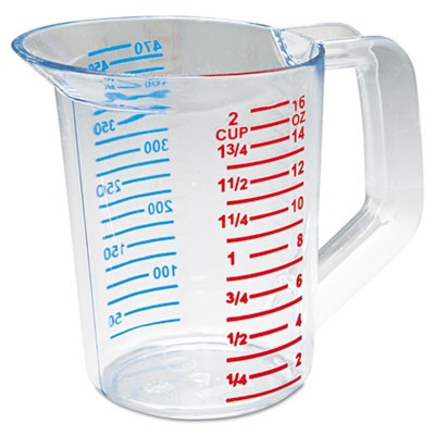 Bouncer Measuring Cup, 16oz, Clear