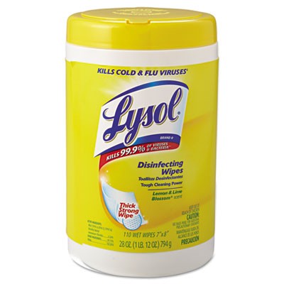 Wipes Disinfecting Lysol Citrus 110/CN 6/CS