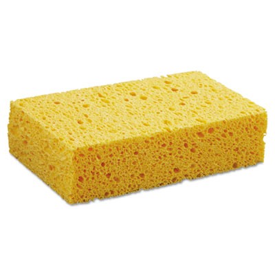 Medium Cellulose Sponge 3 2/3x6 2/25 1.55" Thick Yellow