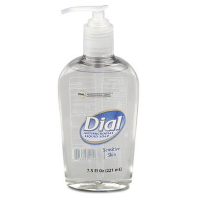 Antimicrobial Soap for Sensitive Skin, 7.5 oz Décor Pump